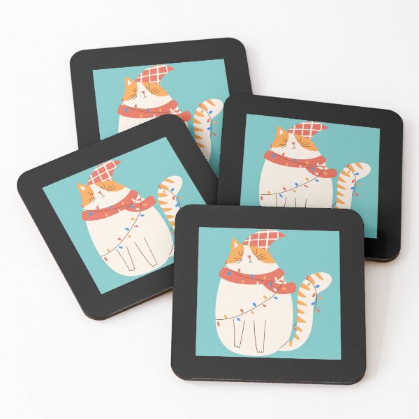 Item preview, Merry Christmas cute cat giftcard   designed and sold by ohmysale.