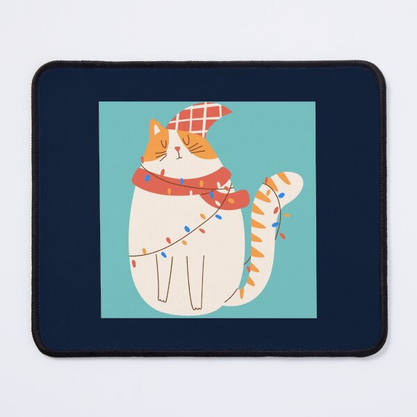 Item preview, Merry Christmas cute cat giftcard designed and sold by ohmysale.