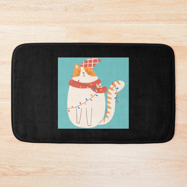 Item preview, Merry Christmas cute cat giftcard   designed and sold by ohmysale.