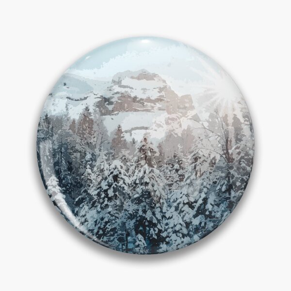 Artikelvorschau, Winterlandschaft. Digitales Ölgemälde entworfen und verkauft von Vivid Studio.