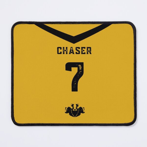 Item preview, Chaser Yellow and Black Badger Jersey designed and sold by AlexWolfDesigns.