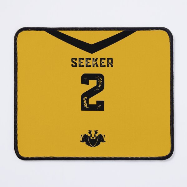 Item preview, Seeker Yellow and Black Badger Jersey designed and sold by AlexWolfDesigns.