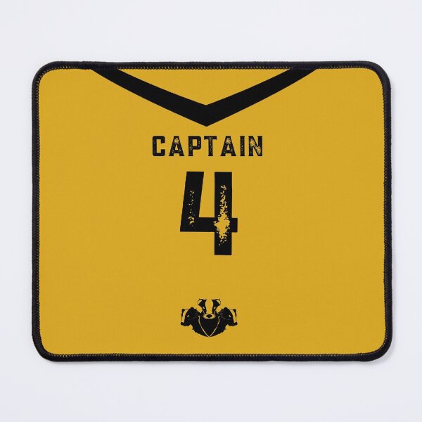 Item preview, Captain Yellow and Black Badger Jersey designed and sold by AlexWolfDesigns.