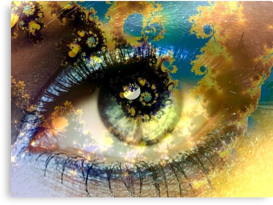 Psychic Eye Canvas Prints By Brian Exton Redbubble