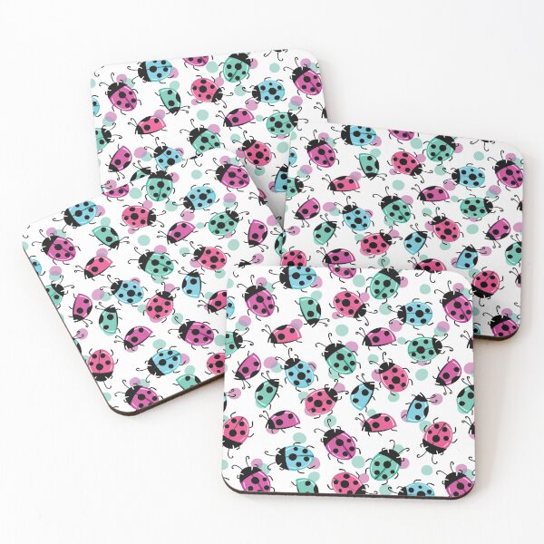 Item preview, Colorful ladybird on white  designed and sold by LucianaShop.