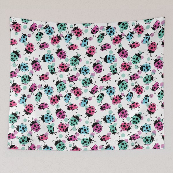 Item preview, Colorful ladybird on white  designed and sold by LucianaShop.
