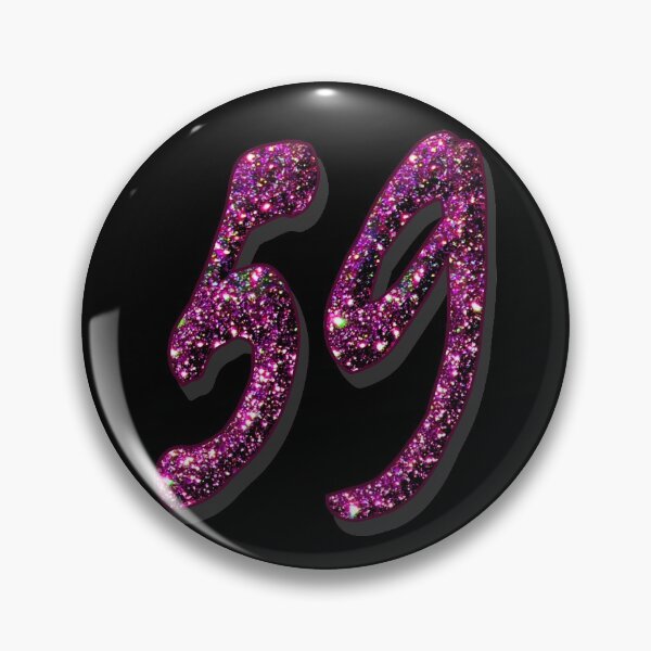 Item preview, 59th anniversary birthday wedding anniversary - numbers designed and sold by GlamourChick.