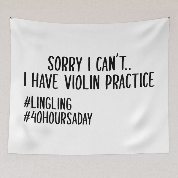 Item preview, Sorry I Can't I Have Violin Practice Twoset Violin designed and sold by allysmar.