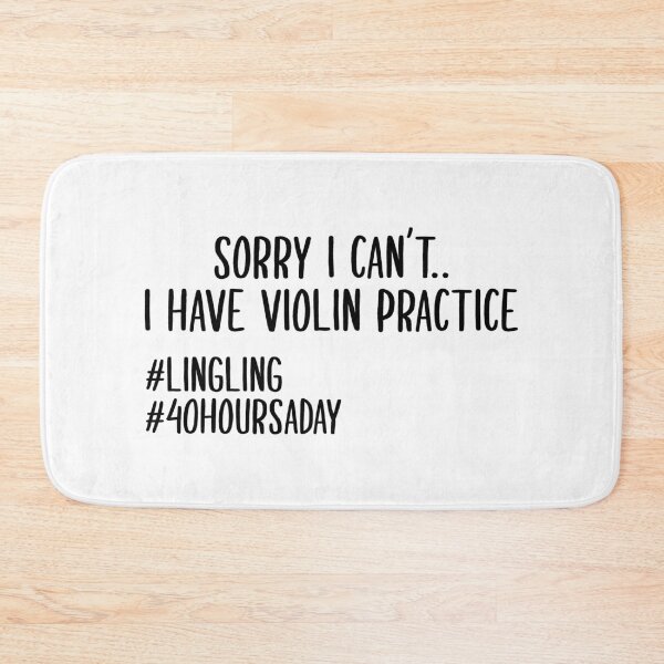Item preview, Sorry I Can't I Have Violin Practice Twoset Violin designed and sold by allysmar.