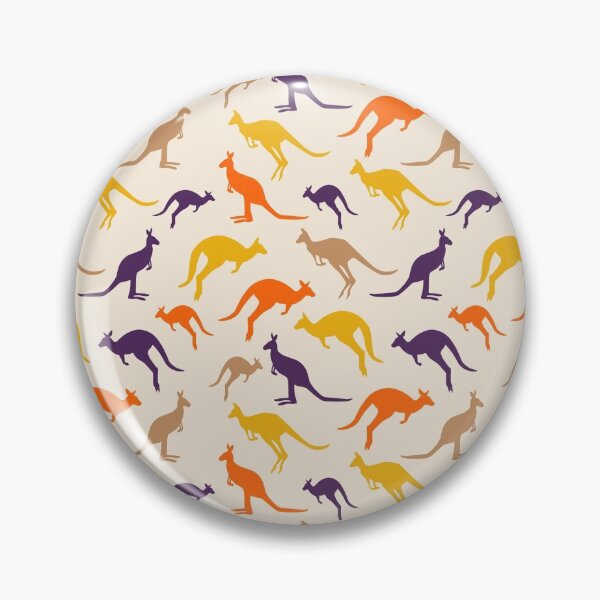 Item preview, Multicolor Running Kangaroo designed and sold by LucianaShop.