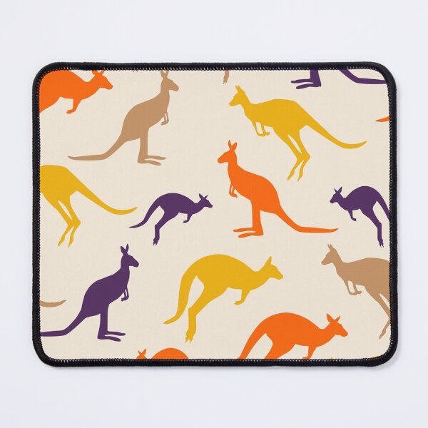 Item preview, Multicolor Running Kangaroo designed and sold by LucianaShop.