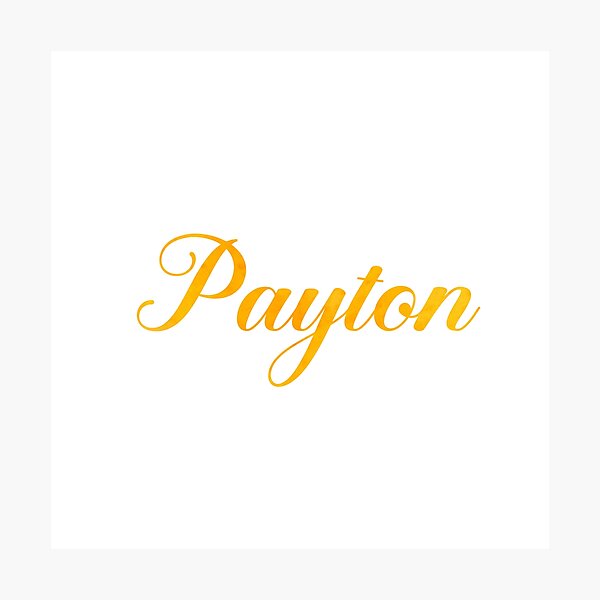 Item preview, Premium Custom Name - Payton designed and sold by DitaNadiaStore.