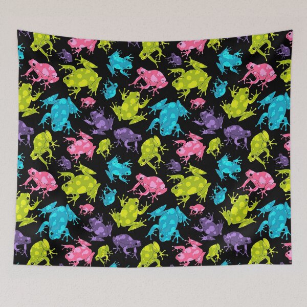 Item preview, Multicolor Watercolor Splash Frog  designed and sold by LucianaShop.