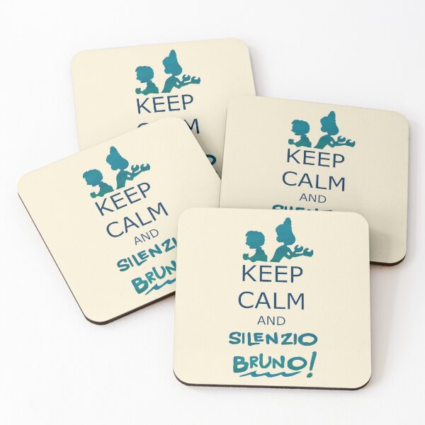 Item preview, Keep Calm and Silenzio Bruno - Luca Cartoon Inspirational Quote designed and sold by Smagnaferous.