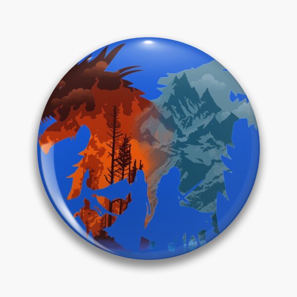 Item preview, The Fire and The Snow Sticker designed and sold by ChristineLaut.