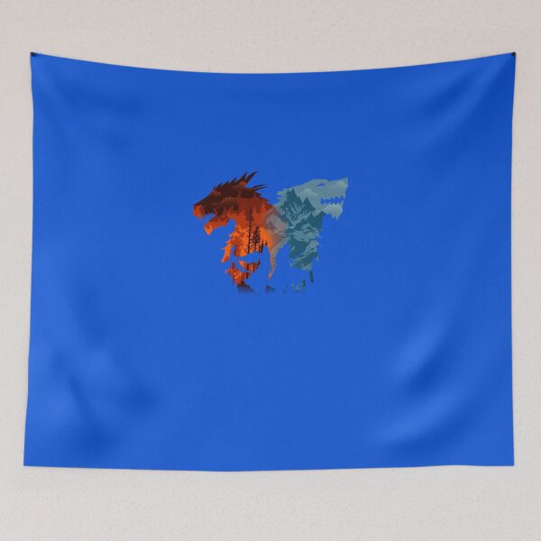Item preview, The Fire and The Snow Sticker designed and sold by ChristineLaut.