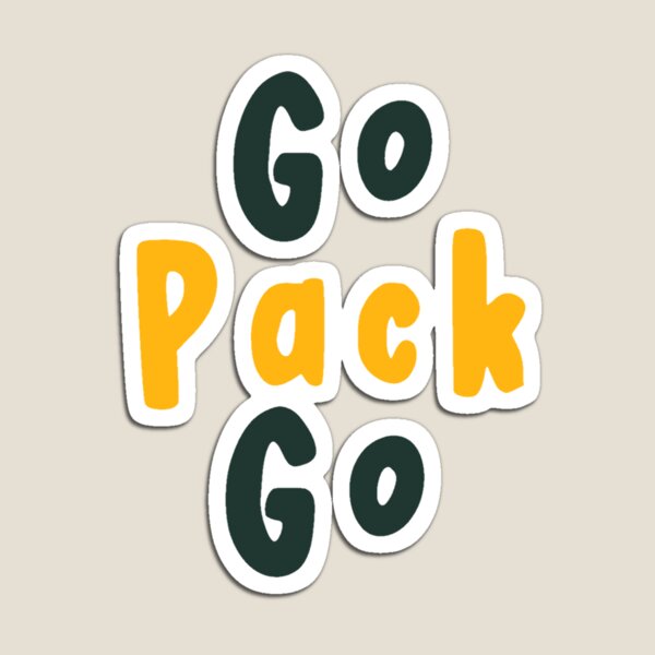 Go Pack Go sticker Sticker for Sale by emilyhowell5