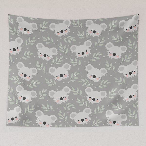Item preview, Koala Cute face On Grey  designed and sold by LucianaShop.