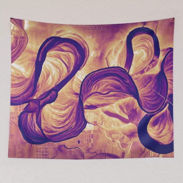 Item preview, Mississippi Delta Meander Scars designed and sold by GeoCoe.