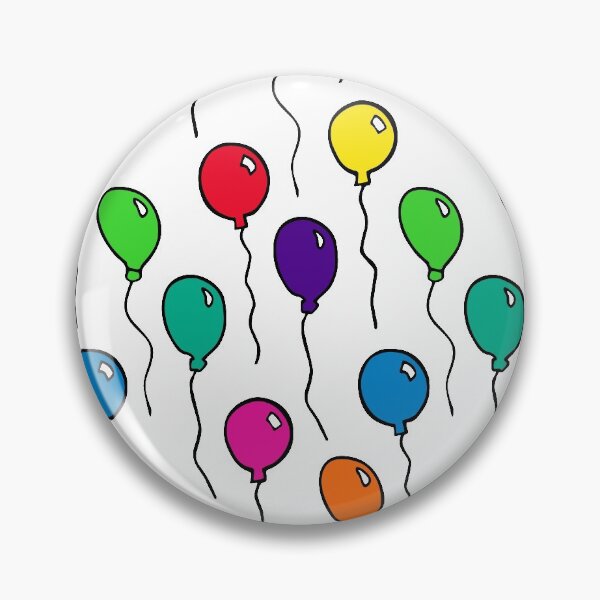 Item preview, Patrón de globos vibrantes designed and sold by ajoymoon.