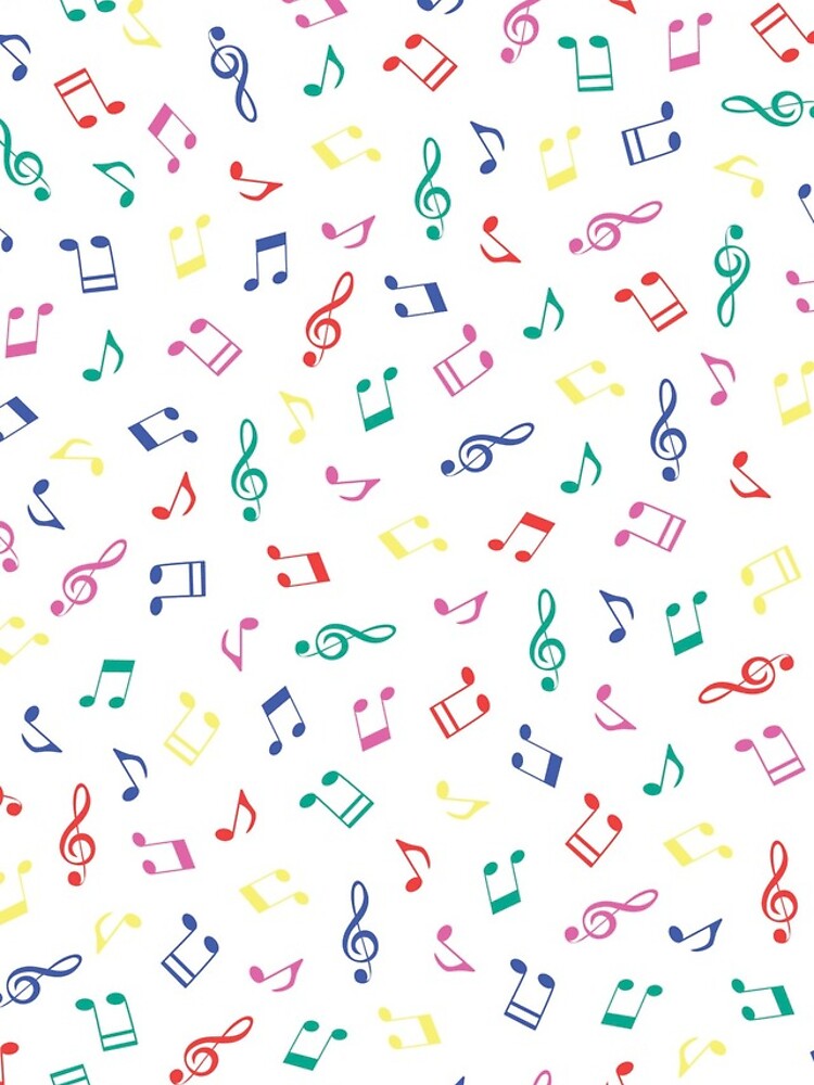 Thumbnail 4 of 4, iPhone Case, Musical Notes designed and sold by emmaheeson.