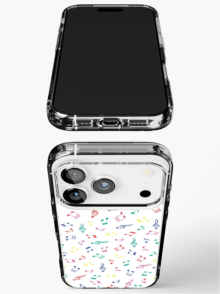 Thumbnail 3 of 5, iPhone Case, Musical Notes designed and sold by emmaheeson.