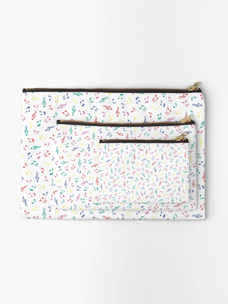 Thumbnail 2 of 4, Zipper Pouch, Musical Notes designed and sold by emmaheeson.