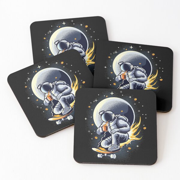 Artikelvorschau, Astronaut T-ShirtAstro Coffee Addict entworfen und verkauft von BonnieaJohn.
