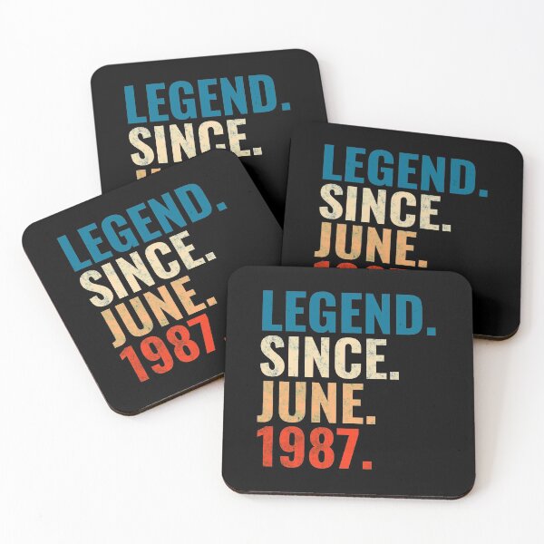 Item preview, Legend Since June 1987 Retro Vintage designed and sold by Teelogic.