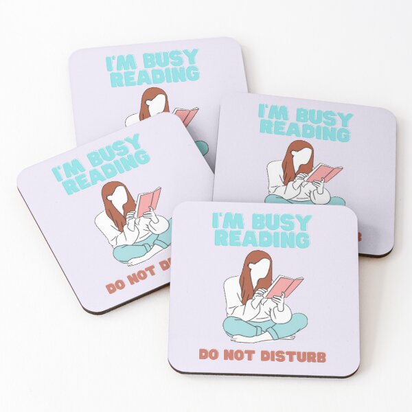 Item preview, I'm Busy Reading Do Not Disturb designed and sold by arineliza1997.