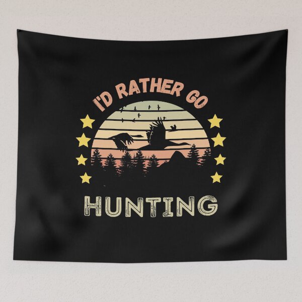 Item preview, I'd rather go hunting | Vintage Style designed and sold by 9N20.
