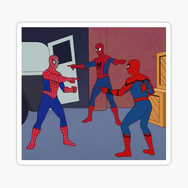 Three Spiders Sticker