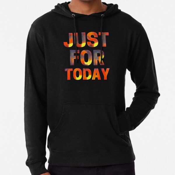 Just for today - Men's Long Sleeve Hooded T-Shirt