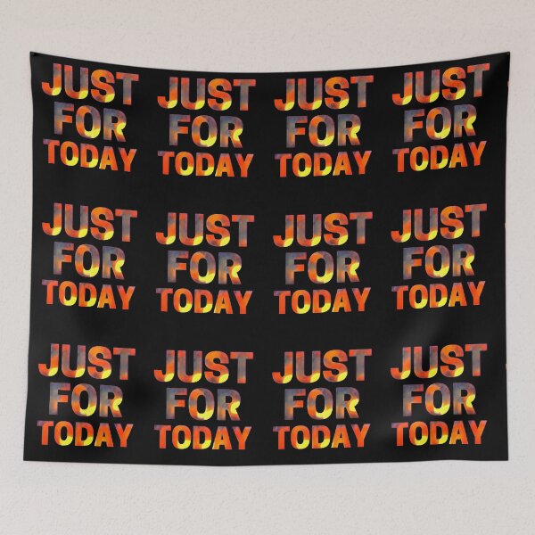 Item preview, Fiery Psychedelic Just For Today Alcoholics Recovery  designed and sold by RGRamsey.