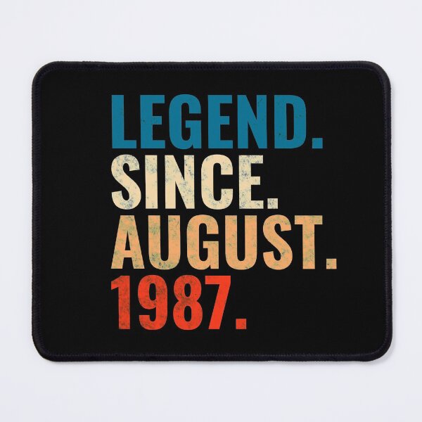 Item preview, Legend Since August 1987 Retro Vintage designed and sold by Teelogic.
