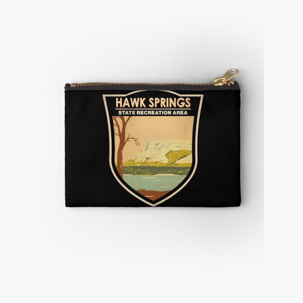 Item preview, Hawk Springs State Recreation Area Wyoming Badge designed and sold by KrisSidDesigns.