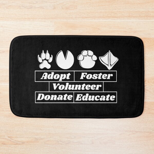 Item preview, Adopt Foster Volunteer Donate Educate, Animals Lover designed and sold by SoonSeen.