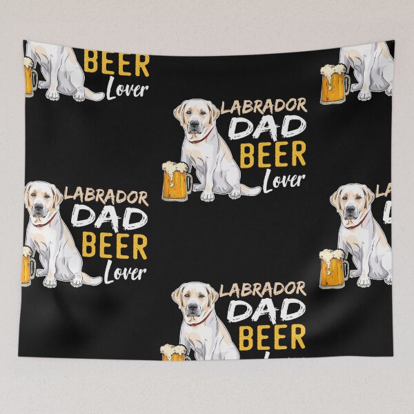 Item preview, Labrador Dad Beer Lover designed and sold by BeanxMax.