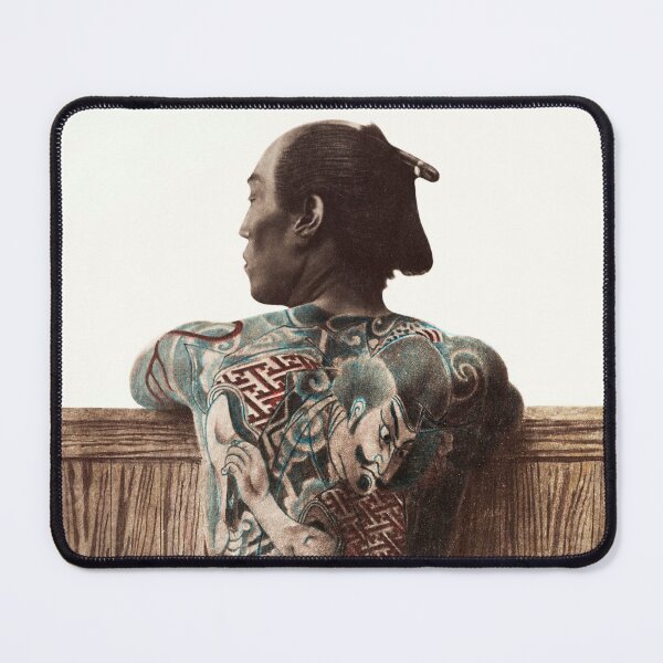 Item preview, Japanese Painting of Tattoo Man ,Vintage Classic Tattoo Man,Woodblock Print Of Tattoo Man, designed and sold by Tamas Das.