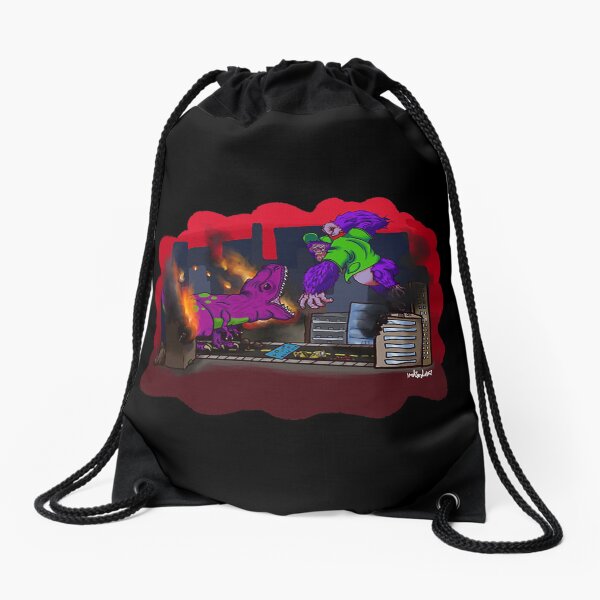 Item preview, Kaiju T-ShirtBattle of the Purple Kaiju designed and sold by BonnieaJohn.
