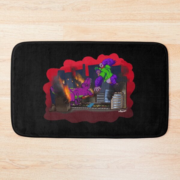 Item preview, Kaiju T-ShirtBattle of the Purple Kaiju designed and sold by BonnieaJohn.