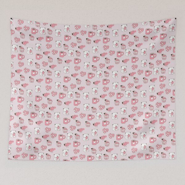 Item preview, Sweet and cozy pattern in pink designed and sold by FunnyChameleon.