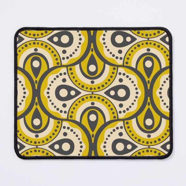 Item preview, Yellow Geometric Seashell Wallpaper designed and sold by Simplulina.