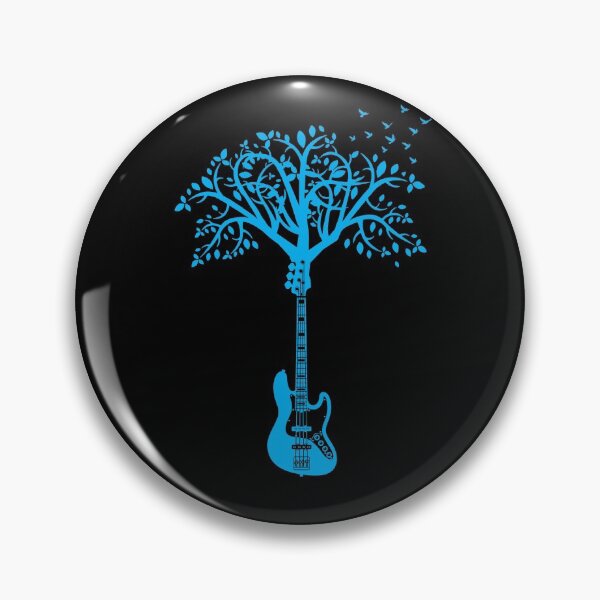 Item preview, Bass Guitar Tree Blue designed and sold by nightsworthy.
