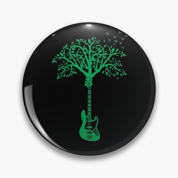 Item preview, Bass Guitar Tree Green designed and sold by nightsworthy.