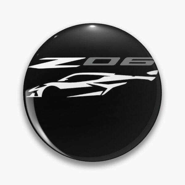 Item preview, C8 Arctic White Z06 c8r graphic car silhouette designed and sold by cowtownCOWBOY.