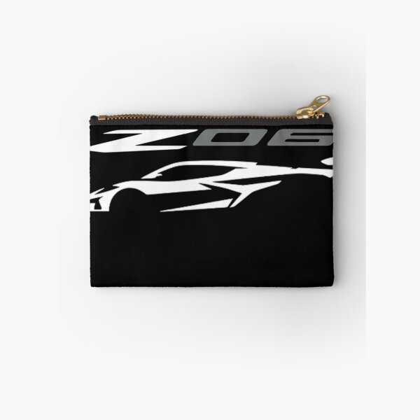 Item preview, C8 Arctic White Z06 c8r graphic car silhouette designed and sold by cowtownCOWBOY.
