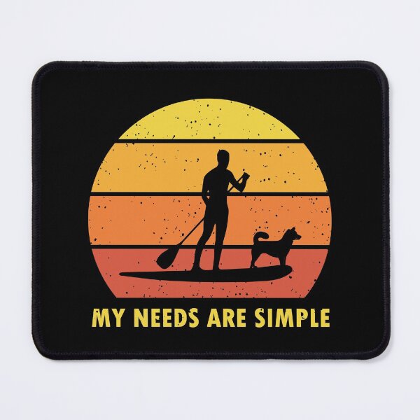 Artikelvorschau, Paddleboarding Paddleboard Paddel Hund Haustier Vintage Retro Lustiges Geschenk entworfen und verkauft von TastefulTees.