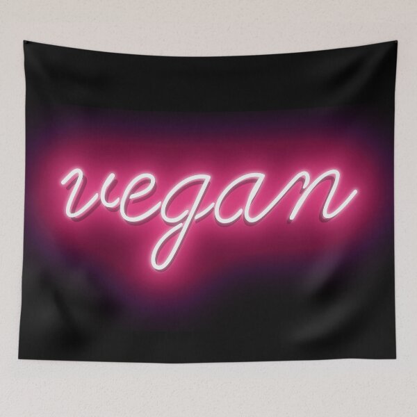 Item preview, Vegan Neon Lights Sign Pink designed and sold by cashewdays.