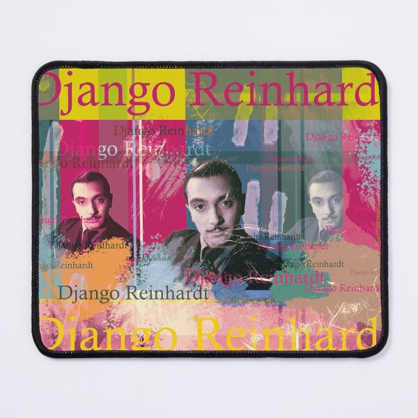 Item preview, great Django Reinhardt portrait, famous musician, 50s designed and sold by Mauswohn.